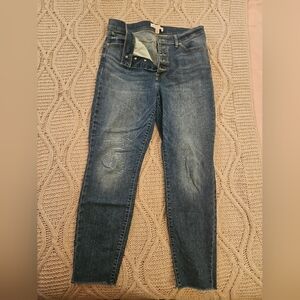 Women’s Lucky Brand Bridgette Exposed Button Fly Skinny Jeans~Size 12/31